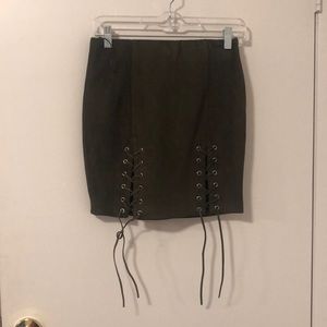 Hello molly olive skirt